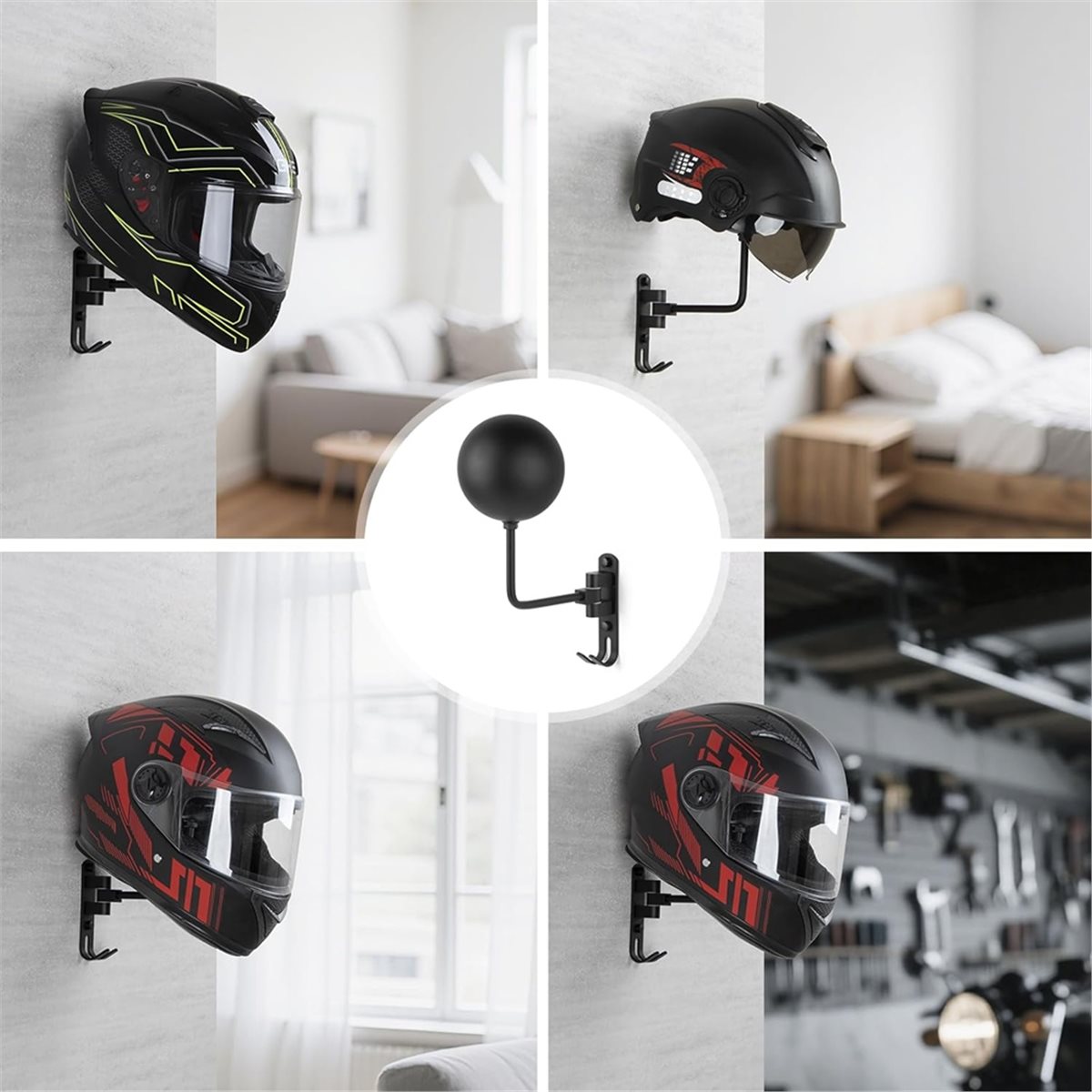 Suporte de Capacete de Parede  - Motorcycle Gear Hanger avaliação e preço