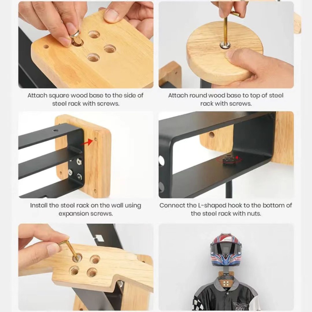 Suporte de Parede para Equipam - Motorcycle Gear Hanger avaliação e preço